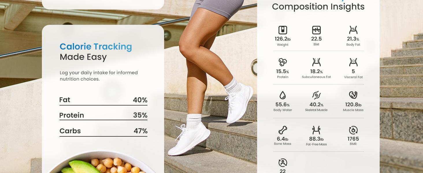 RENPHO Health and Fitness Bundle Smart Scale and Smart Tape, Gym Gifts with Digital Bluetooth Scale with Tape Measure for Body Measuring, Monitor Health Analyzer for Weight Loss, Muscle Gain, Gift 400lbs, Inches/cm RENPHO Health and Fitness Bundle Smart Scale and Smart Tape, Gym Gifts with Digital Bluetooth Scale with Tape Measure for Body Measuring, Monitor Health Analyzer for Weight Loss, Muscle Gain, Gift 400lbs, Inches/cm