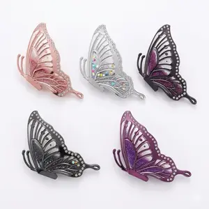 Floating Glitter Butterfly Phone Grip, Cell Phone Holder & Stand, Liquid Quicksand
