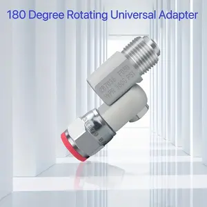 1PCS Airless Paint Spray Gun 180 Degree Rotation Universal Adapter, Compatible With 287036 7/8 Inch Thread , Easy-Turn Directional Spray Nozzle, Adjustable Nozzle