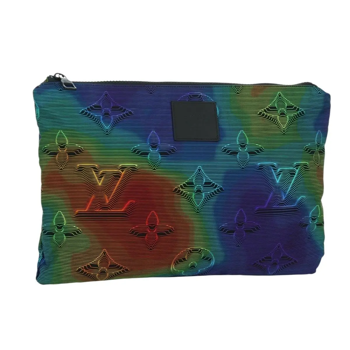 Pre-owned Louis Vuitton Nylon Clutch Bag jp LNZ761SAM Pochette Reversible Bag Multicolor M68777 LV