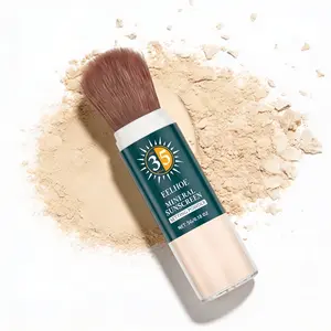 EELHOE Setting Powder, Dual Function (Sun Protection Makeup Setting), Triple Sunscreen (Chemical Physical), Silica Oil Control, Fine Mineral Matte Finish, Non-Clogging Pores, Oily & Sensitive Skin Friendly Titanium Uv Cosmetic long-lasting set