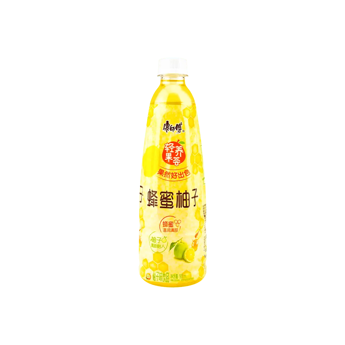 MASTER KONG Honey Grapefruit Tea 500ml - Refreshing Citrus Drink for Energy Boost