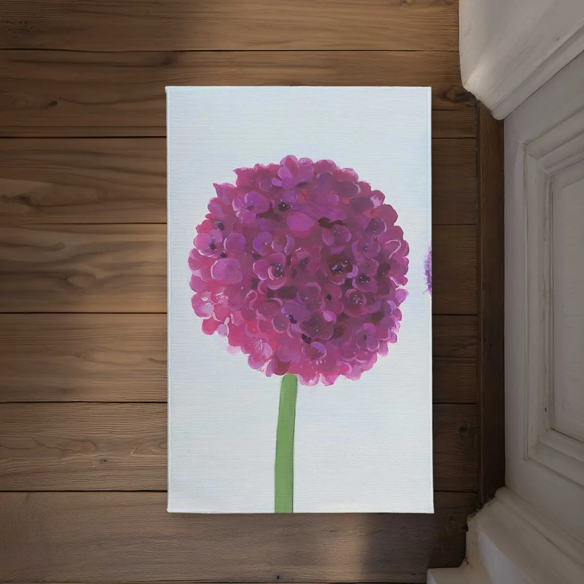 Begin Home Decor CODM2134P40370 21 x 34 in. Dahlia Pompon - Hyperrealist Botanical Door Mat, Floral Pattern