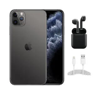 Refurbished Apple iPhone 11 Pro(Unlocked)-Excellent Condition with Wireless Earbuds & 1 Year Warranty  A2160