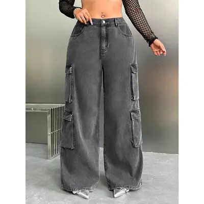 Shein Black Cargo Pants TikTok Shop
