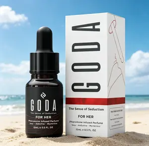 GODA Original Pheromone Women Perfume 15ml Jasmine Rose Floral Long Lasting Vegan Fragrance