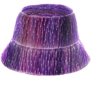 LED evening hat, luminous fishing hat, seven-color night light, USB rechargeable, equipment for the Em Festival, interesting accessories suitable for various activities, festive gifts