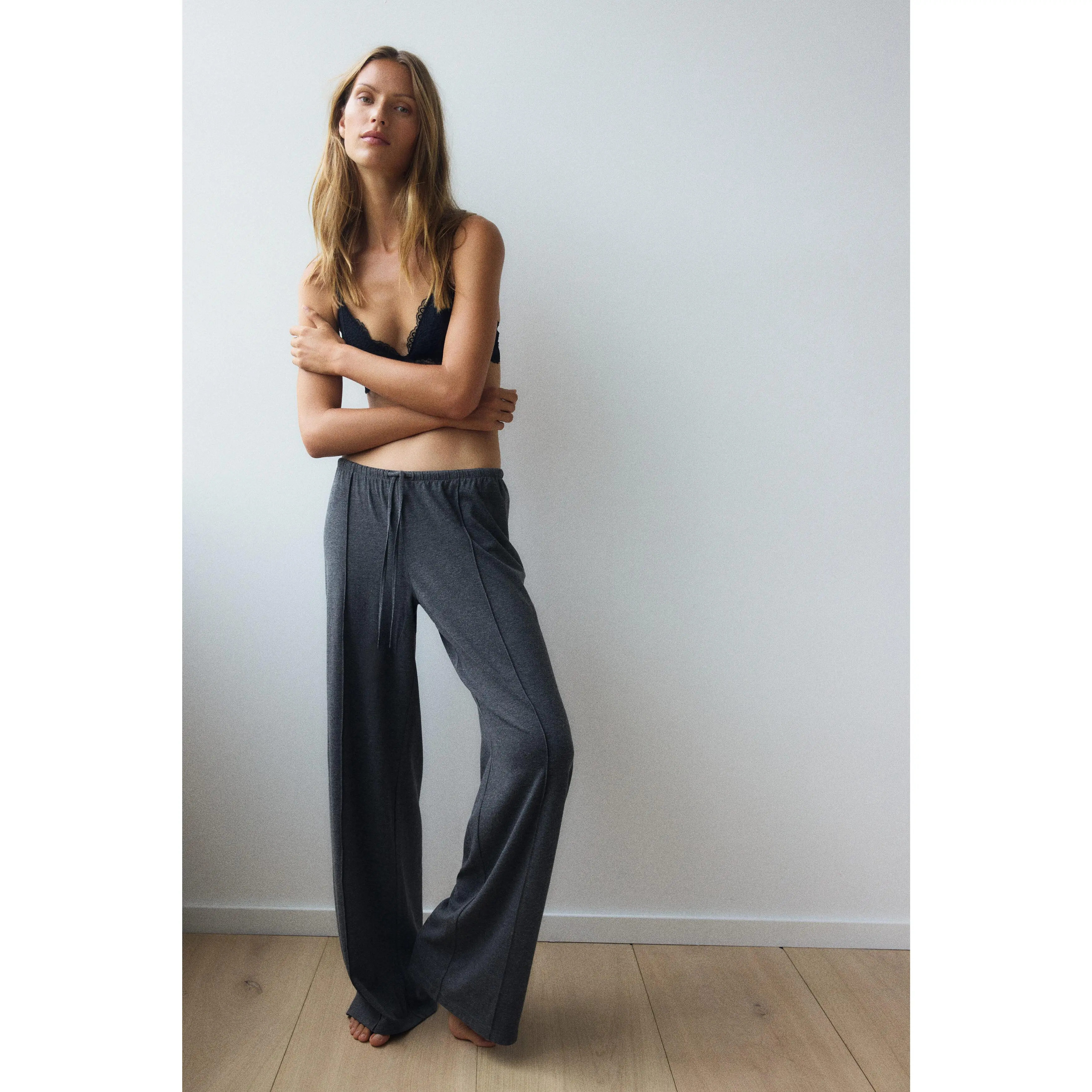 H&M Cotton-blend pyjama bottoms