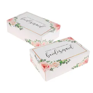 Thank You for Being My Bridesmaid Box Set (Floral) - Flower Girl Gift Box