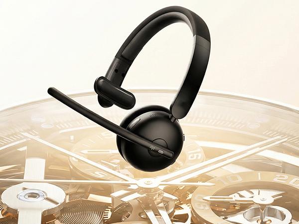 Wireless Headset with Mic for Work, Bluetooth Headphones with Microphone (Noise Cancelling) & Charging Base, Wireless Headset for Work from Home/Office/Call Center/PC/Computer/Teams/Zoom/Skype/Laptop