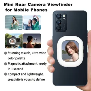 Magnetic Rear Camera Vlog Monitor, 2.01-Inch HD Display, Real-Time Screen Sharing, 180° Rotatable, Wireless Sync, Ideal for Tiktok & Youtube
