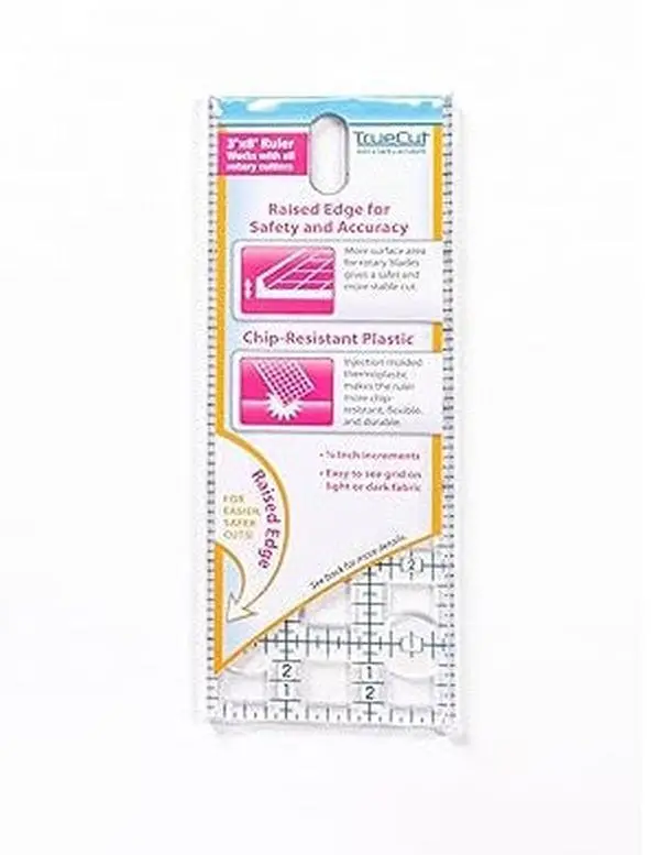 Grace Company TrueCut 3x8" Rectangle Quilting Ruler 17922