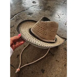Western Straw Weave Rope String Cowboy Hat Western Straw Weave Rope String Cowboy Hat