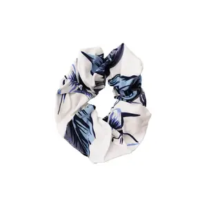 Hair Scrunchies in Day Dream Bloom White