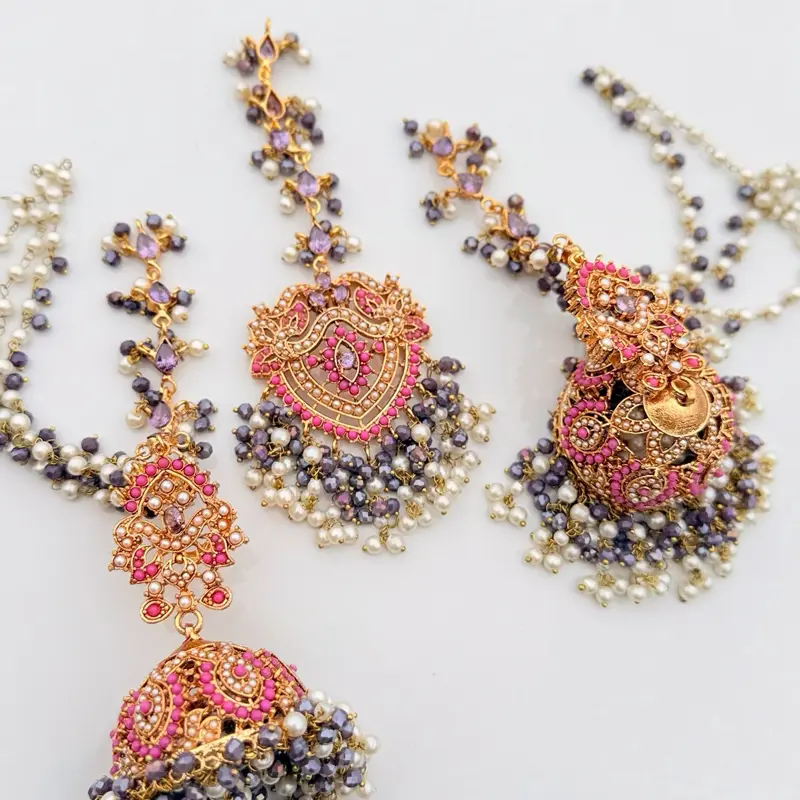 Sahara Jhumka set