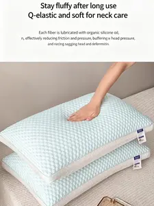 Hotel-quality pillow—a fluffy down-alternative pillow designed specifically for neck support and side sleepers. It retains its shape even after hours of use and bounces back instantly, making it the top choice for those who struggle with insomnia.