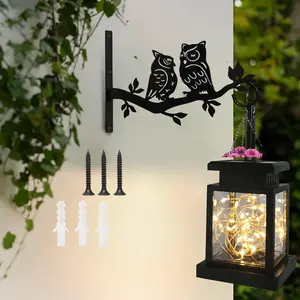 1Set Plant Hangers Outdoor,Metal Plant Hooks for Hanging Baskets,Hanging Plant Bracket for Bird Feeders,Wind Chimes,Lantern,Flower Pot,Wall Mount Hanging Plant Holder