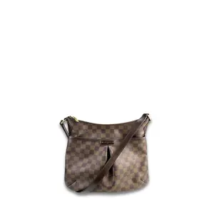 Pre-owned Louis Vuitton Coated Canvas Shoulder Bags Damier Ebene Bloomsbury PM
