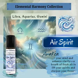 Air Spirit Elemental Oil | Enhance Clarity & Communication | 10ml Roller