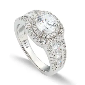 【#R488 】UCCIYO S925 Sterling Silver Synthetic Moissanite Ring for Women Men Hip Hop Jewelry Gift Valentines Day gift