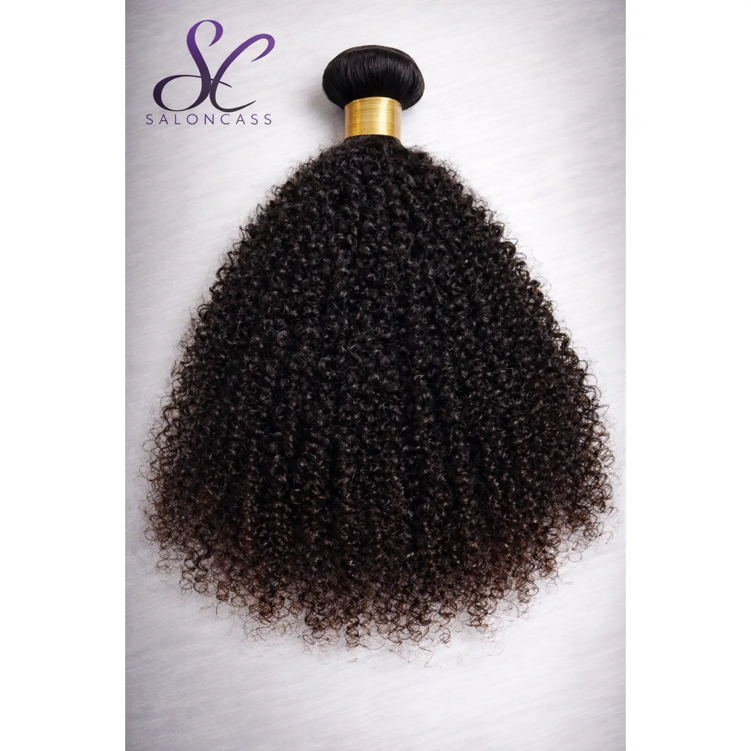 Salon Cass Kinky Coily Weft Extensions - (4B -4C Match)