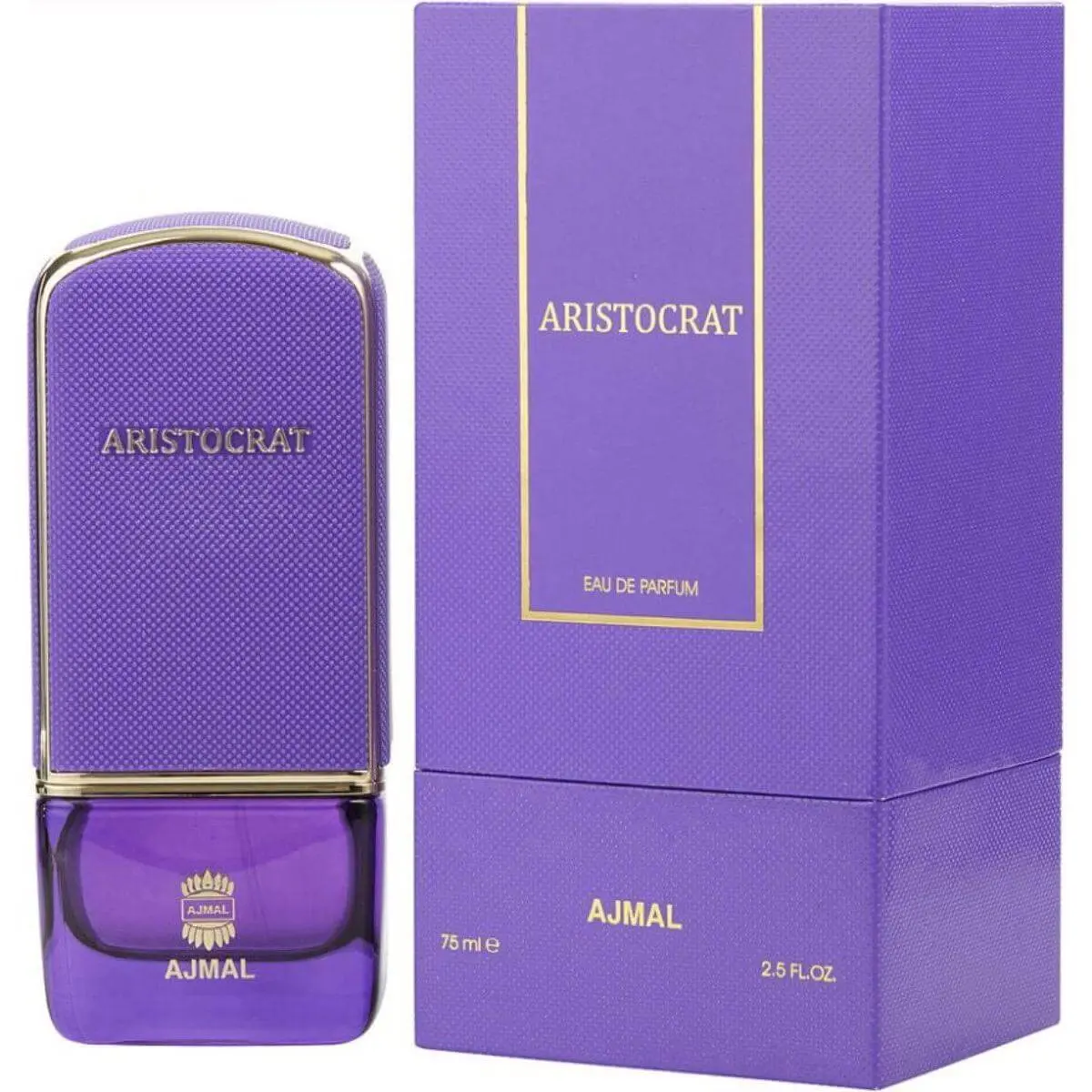 Ajmal Aristocra EDP for Women - 2.5 fl oz Luxurious Multi-Scent Concentrate Orange-Scented Bottle Fragrance, Elegant Chic Amber Aromatic Bergamot Blend, New-in-Box Distinct Perfume, Luxurious Women's Fragrance, Orange-Scented Women's Fragrance