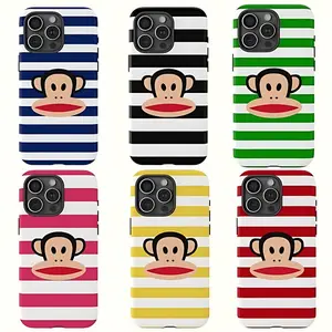 Paul Frank Julius Monkey Phone Case, Playful Look, Cute Phone Cover Compatible with iPhone X, 11, 12, 13, 14, 15, 16, 17 Plus Pro Promax & SS Galaxy S21-25 Series Durable