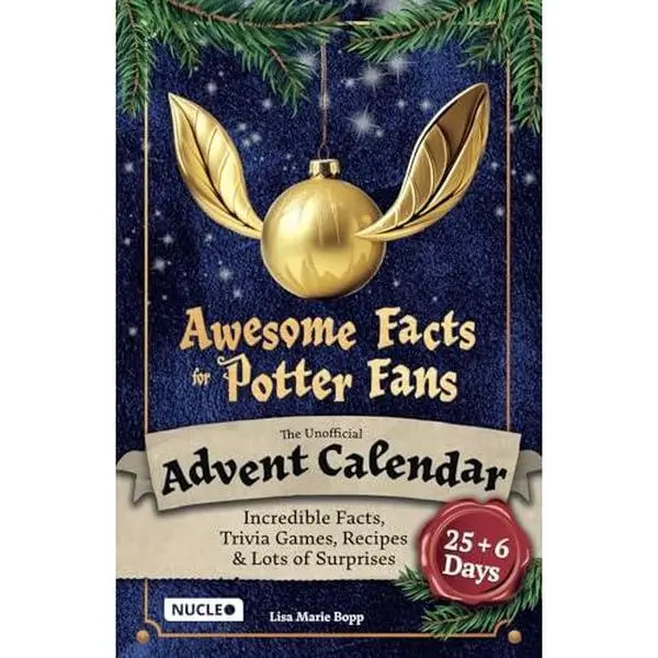 USED English Trivia Games Book: The Unofficial Potter Fans' Advent Calendar by Lisa Marie Bopp (Paperback) – 25+6 Magic Days, Incredible Facts, Recipes & Surprises (Activity & Trivia Book), 25 + 6 Days