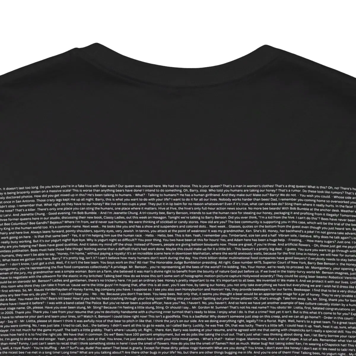Bee Movie Full Script Unisex T-Shirt