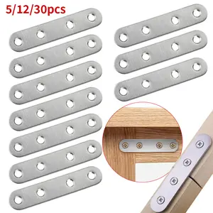 5/12/30pcs corner code, furniture connection straight piece, Sturdy Bracket, used for tables, chairs, cabinets, etc., fastener hardware accessories