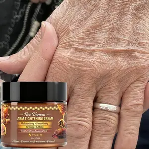 Bee Venom Firming Arm Cream, Hydrating Moisturizing Firming, Moisturizes Dry Skin, Tightens Loose Skin, Reduces Aging Signs, Enhances Elasticity, Looks Younger