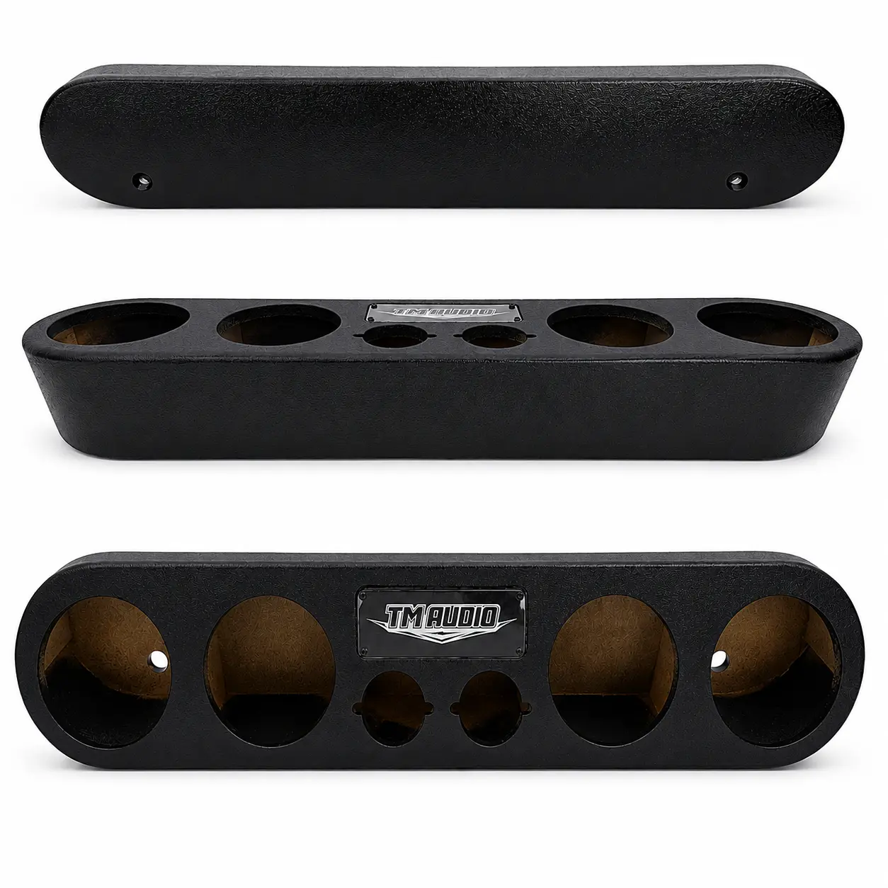 Bolt-On Panel Mount Car Audio Panel for Car Audio Systems & Sound Upgrade, Equipped with 4 6.5-Inch Speakers & 2 Tweeters