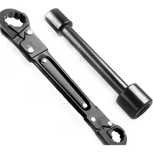 Plumbing Tools Dual Kwik Tite Wrench Kit,Angle Stop Wrench, Plumbing Wrench Angle Stop Wrench Kit, Angle-on Wrench Professional Plumber Wrench Tools Compression Angle Stop and Removing the Compression