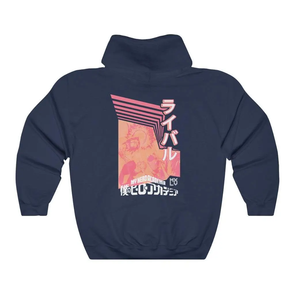 Bakugo v Deku Vaporwave Hoodie