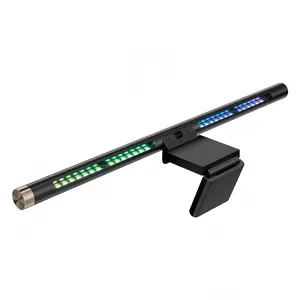 LYMAX RGB Monitor Light Bar, Computer Monitor Light for Eye Care, 4 Modes Backlight Adjustable Color & Brightness, USB Reading Monitor Lamp, No Glare, Space Saving for All Monitor