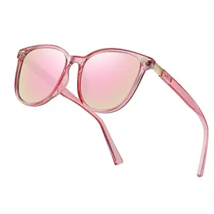 New outdoor women's large-frame polarized sunglasses, colorful and stylish driving sunglasses