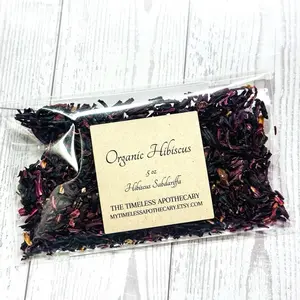 Organic Hibiscus Petals, Herbalist Supplies, Home  Apothecary, Simmer Pot Potpourri