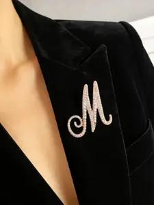 Minimalist Elegant Pearl Letter Brooch, Complete Set of English Letters, Perfect for Sweaters, Coats, Shirts, Bags, Party Wear & More