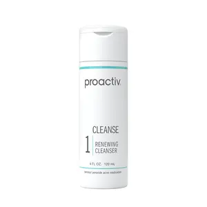 Proactiv Solution Renewing Cleanser, Daily Acne Cleanser with Benzoyl Peroxide and Exfoliating Beads, 60-Day Supply, 4 Fl Oz