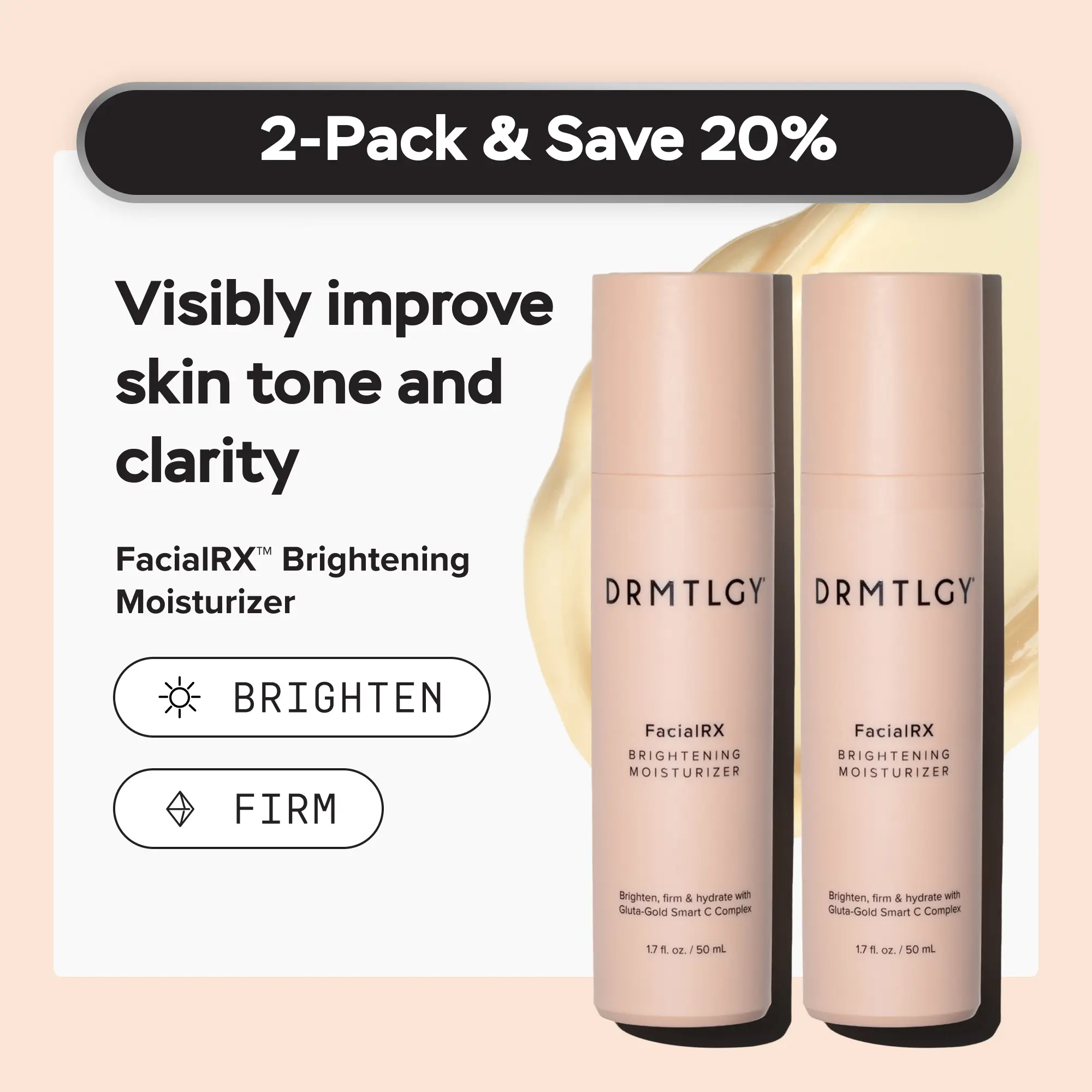 FacialRX Brightening Moisturizer (2-pack)