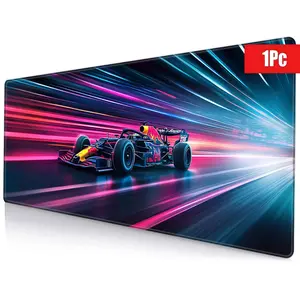 BHJLAXR F1 Racing Car Pattern Mouse Pad, Rectangle Gaming Mouse Pad, Non-Slip Rubber Base Laptop Computer Accessories Supplies Writing Pad for Office Home, Gaming Mousepad