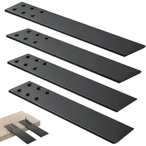 Countertop Support Brackets Heavy Duty 4 Pack 1/4" Thick 16 Inch Flat   Wall Countertop Bracket for Granite Quartz  Concret Countertops Screws Included