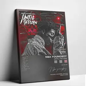 360 Alley  90s Youngboy Posteruntil I Return Album Cover  Decorative Painting Canvas Wall  And Art Picture Print Modern Family Bedroom Decor poster