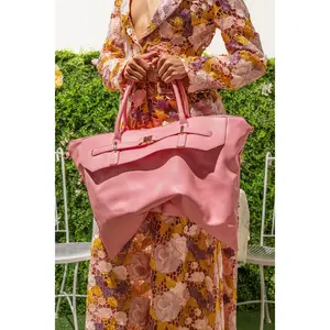 TAKE A PIC OVERSIZED SLOUCH TOTE IN PINK