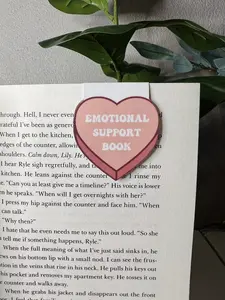 Emotional Support Book Magnetic Bookmark