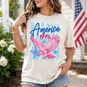 4th Of July Eagle Shirt, USA 250th Anniversary Shirt, 1776-2026 Shirt, America 250 Emblem Shirt, Semiquincentennial Shirt, 4th of July Shirt, Patriotic Eagle Shirt