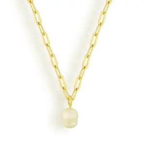 EVRY JEWELS Gold or Silver Plated Women's Hypoallergenic Seabreeze Necklace