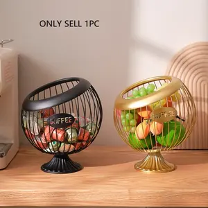 Nordic High-Value Coffee Capsule Storage Basket, Fruit Basket, Snack Candy Organizer Box, Desktop Tea Table Decoration