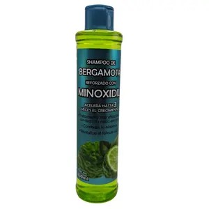 Bergamot & Minoxidil 5% Shampoo Hair Regrowth 630 ml Accelerates Growth Up to 3 Times Haircare Cleanser Conditioner