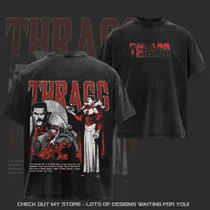 [Lador] Invincible Thragg Viltrumite War - Vintage TV Show Cotton Washed Tee - Unisex T-shirt - Hoodie TV Series Graphic Tee, Summer Outfits, Superstyles, Gift For Him Her
